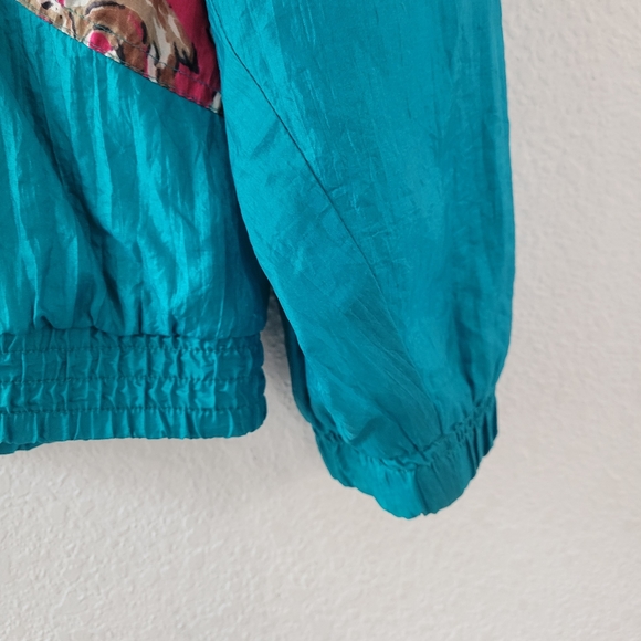 Bold Spirit Women's Vintage Multicolor Windbreaker Jacket Size Large 80's / 90's - Picture 5 of 7